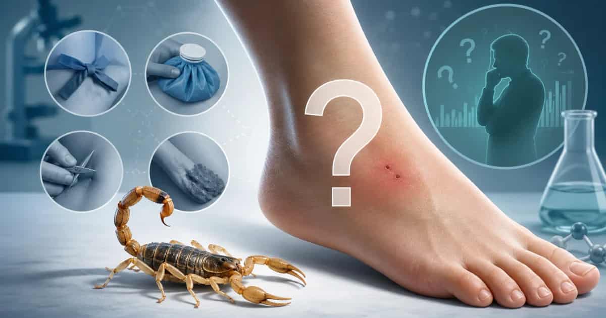 Akrep sokmasında ne yapılmalı? Yapılan 4 yaygın hata