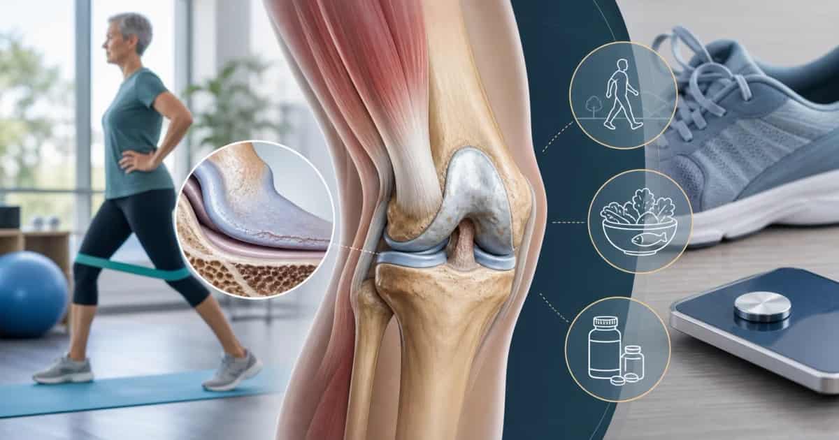 50 Yaş Üstü Diz Kireçlenmesi: Ağrıyı Yönetmenin Kanıta Dayalı Yolu