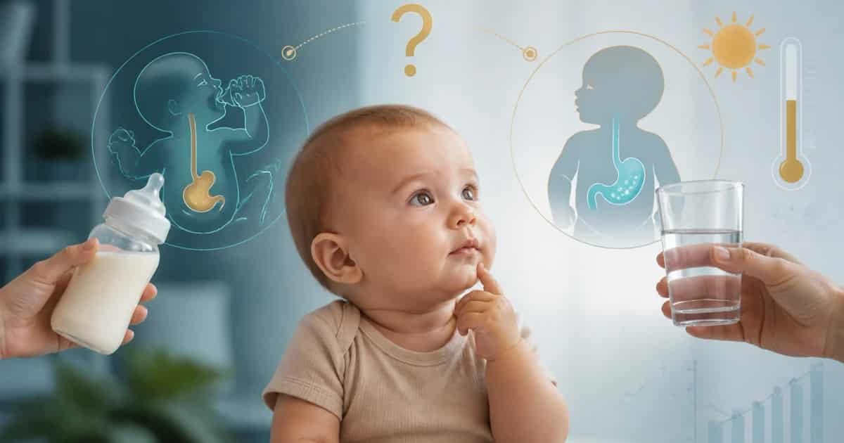Sıcakta bebeğe su vermeli mi? 6 ay kuralı neden var?