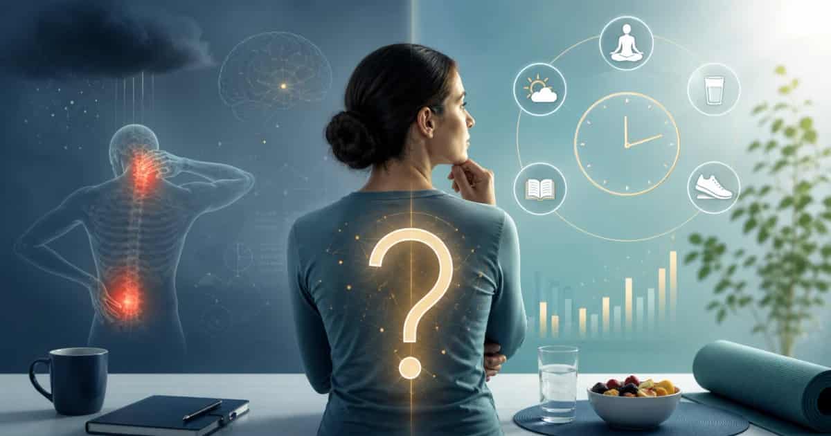 Düzenli rutin, daha az ağrı ve depresif belirtiyle ilişkili mi?