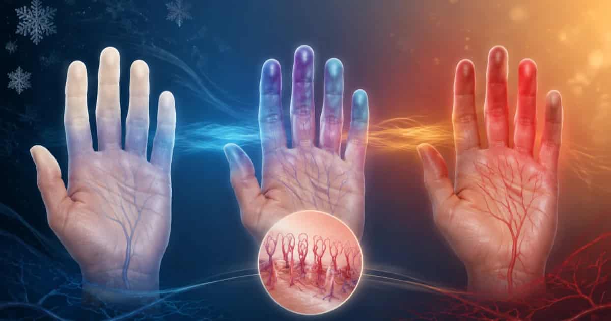 Raynaud Fenomeni Nedir? Parmaklarda Renk Değişimi, Tanı ve Tedavi