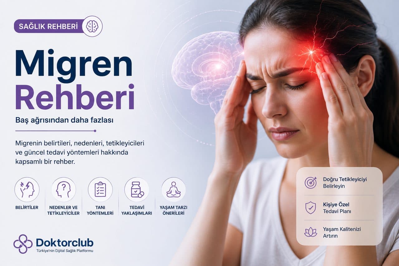 Migren Rehberi: Belirtiler, Tetikleyiciler, Tedavi ve Korunma