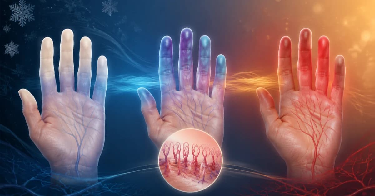 Raynaud Fenomeni Nedir? Parmaklarda Renk Değişimi, Tanı ve Tedavi