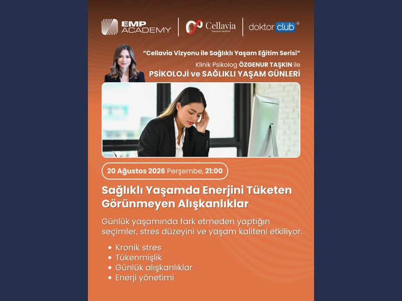 Sağlıklı Yaşamda Enerjini Tüketen Görünmeyen Alışkanlıklar kapak görseli
