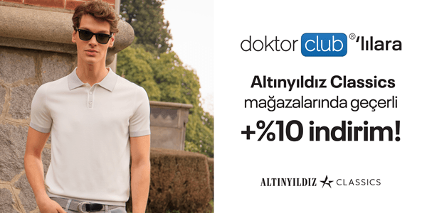 Altınyıldız'dan Doktorclub Üyelerine Özel İndirim Fırsatı