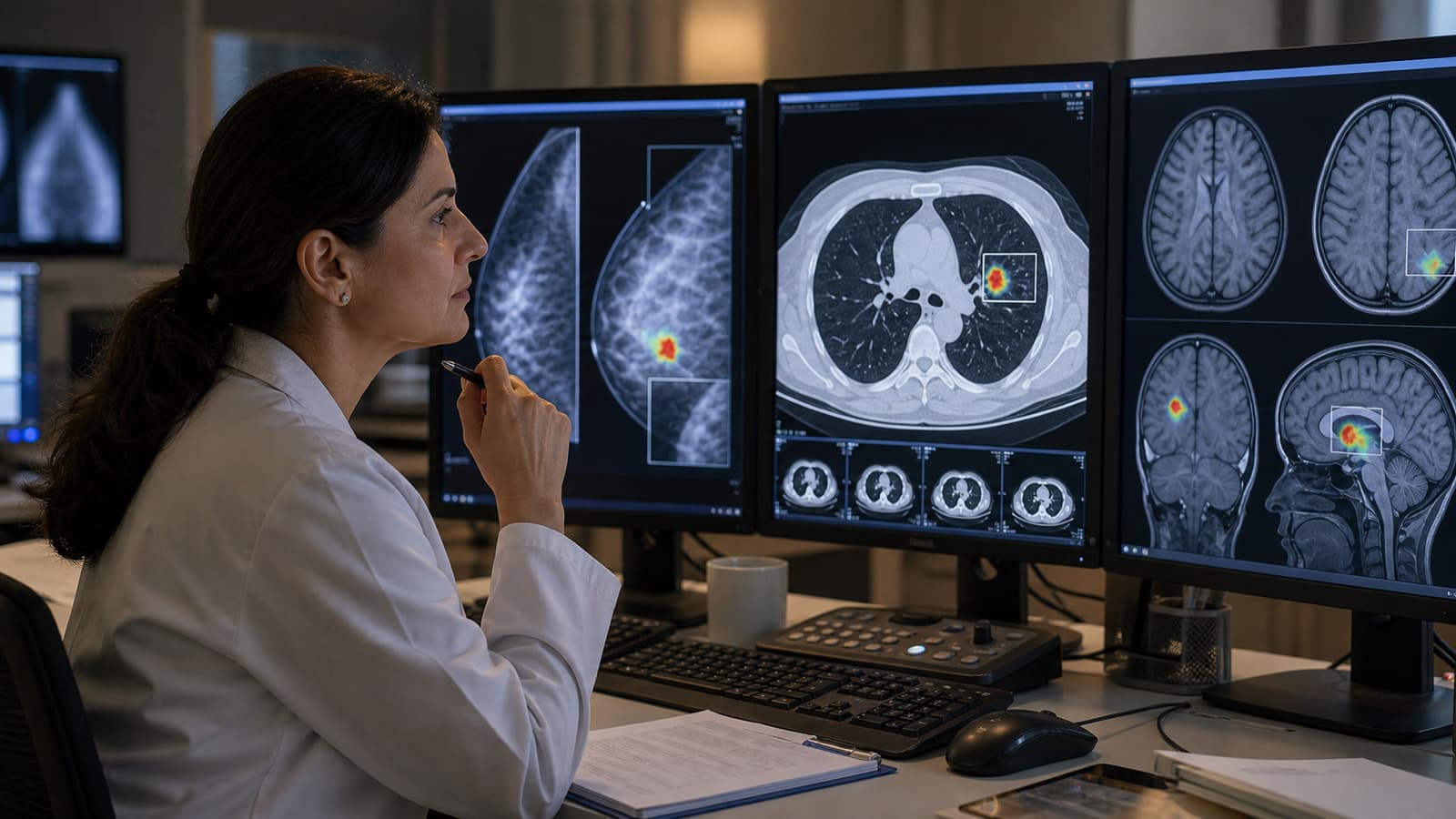 AI Radyoloji: Mamografi, BT, MR — Tanı Hızı, Doğruluk ve Türkiye Pratiği