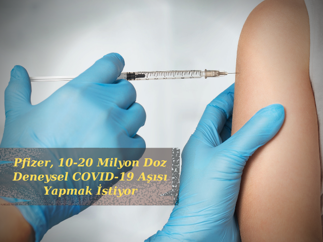 Pfizer, Yıl Sonuna Kadar 10-20 Milyon Doz Deneysel COVID-19 Aşısı Yapmak İstiyor