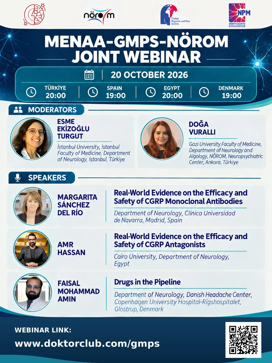 MENAA-GMPS-NÖROM Joint Webinar — Webinar afişi